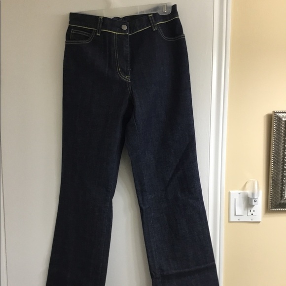 Oscar De La Renta Dark Wash jeans - Picture 1 of 15